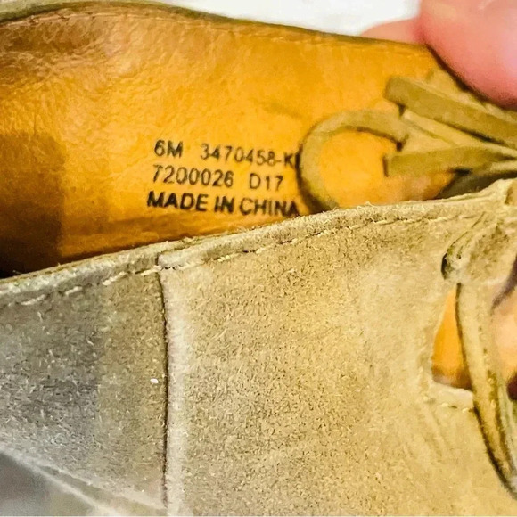 FRYE Women's Gabby Ghillie Block Heel Sandal Peep Toe Lace Up Bootie - Picture 9 of 15